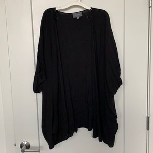 Nice black short-sleeved sweater.